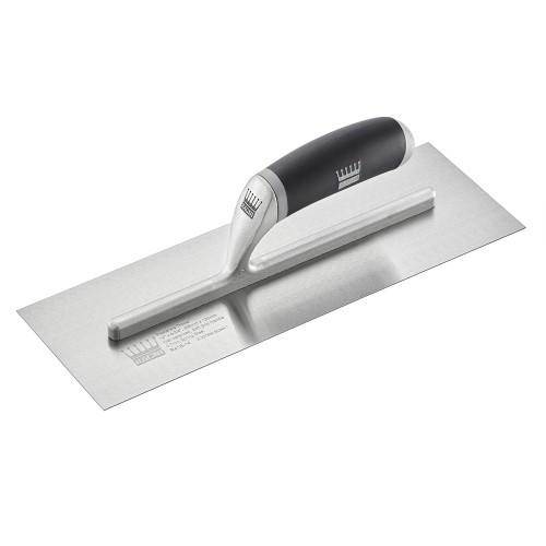 Carbon Steel Plasterers Trowel with Soft Grip Handle 