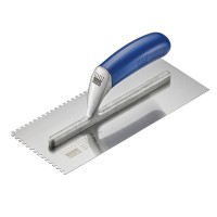 Tiling Trowel, 11". 4mm Serrated Blade